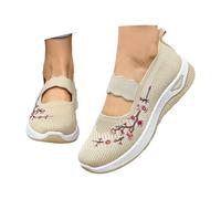 Chaussures Orthopédiques Femme - Anti-Diabète, Amorti Absorbant pour Corriger la Démarche, Baskets de Marche Légères & Mode Sans Lacet - Confort Quotidien pour Femmes Exigeantes - Taille 36-43