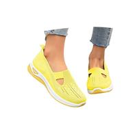 Chaussures Orthopédiques Femme - Basket de Marche Mode et Sport Respirant Confort Chic Enfiler Legere Running Tennis Gym Jogging Slip on Basquette Fitness Travail Course Outdoor Sneakers2