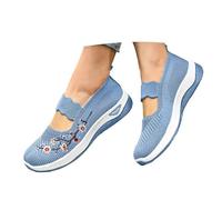 Chaussures OrthopéDiques Femme Chaussures Mode Et Sport pour Marche Printemps Sneakers Ete Pieds Larges Confort Basket Confortable Mousse À MéMoire De Forme Sport sans Lacet Confortable Ete Chaussure