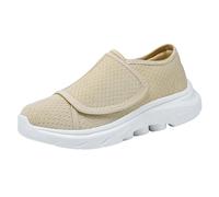 Chaussures Orthopédiques Femme Ete En Maille Chaussure De Marche Légères Respirantes Sneaker À Plateforme Orthopédique Antidérapante Confortables Sans Lacets Baskets Basquette Fitness Course Outdoor