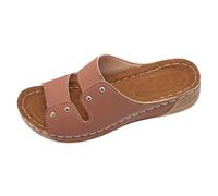 Chaussures Orthopédiques Femme Pantoufles Femme Ete Sandales Femmes Été Confortables Chaussures D’été Léger Pliable Respirant Claquette Plage Idéale Pour Voyage Escapades Estivales Plage Mules