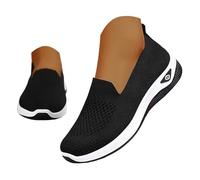 chaussures orthopediques femmes Chaussures de marche athlétiques pour femmes, style décontracté, en maille, confortables, idéales pour le tennis et l'entraînement. Basket femme sans lacets (38)