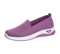 chaussures orthopediques femmes Chaussures de marche athlétiques pour femmes, style décontracté, en maille, confortables, idéales pour le tennis et l'entraînement. Basket femme sans (Purple, 39)