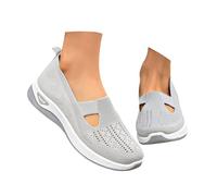 Chaussures Orthopediques Femmes Ete Confortable Pieds Larges sans Lacets Basket Mains Libres Mode et Sport Compensées Confort Chic Sneakers Legere Shoes