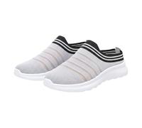 Chaussures orthopédiques fermées pour femme - Baskets à enfiler en maille | Sabots respirants et confortables - Chaussures d'été antidérapantes - Légères - Pour les loisirs, l'extérieur et le fitness
