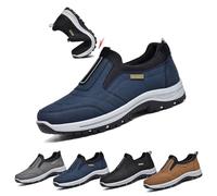 Chaussures OrthopéDiques Homme,Sneakers sans Lacets,Chaussures De RandonnéE Confortables,Chaussures Ortho Confort Homme,RéSistant à l'usure AntidéRapant(Blue,42 EU/260mm)