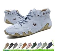 Chaussures orthopédiques imperméables et respirantes Vogldeck for hommes et femmes - Chaussures de pieds nus faites à la main, légères et décontractées, idéales for la randonnée(Light Blue,42 EU)