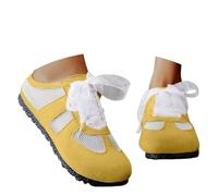 Chaussures orthopédiques pour femme - Chaussures de sport plates - Respirantes - Chaussures de danse diabétiques - Chaussures de gymnastique légères - Chaussures de ballet - Mocassins - Chaussures à