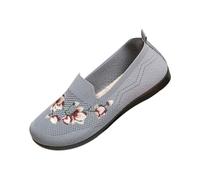Chaussures Orthopédiques pour Femme | Chaussures sans Lacets Chaussure pour Randonnée en Plein Chaussure De Fitness Marche Sneakers Respire Semelle Plate Baskets A Enfiler