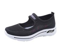 Chaussures orthopédiques pour femme, sans lacets, légères, chaussures de marche, slip sur casual orthopédiques, baskets pour femme, bateau en maille souple, bout fermé, baskets Offre d'Été, marche de