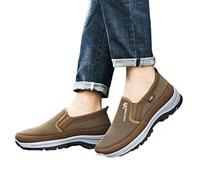 Chaussures orthopédiques pour homme - Chaussures à enfiler légères pour homme | Baskets respirantes pour les sports de plein air, la randonnée, la marche, marron, 43 EU