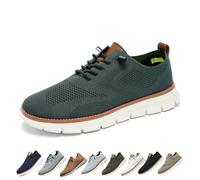 Chaussures orthopédiques Ultra Confortables Comfofeet, Baskets Respirantes, légères et Souples en, Baskets habillées for Hommes(Green,44 EU)