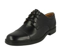 Chaussures Oxford En Cuir Noir Clarks Un Aldric Pour Hommes