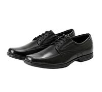 Chaussures Oxford for Hommes en Cuir Espagnol, Bout Golf, Talon carré, Style Bureau, Affaires, Vintage, à Lacets, for Mariage(Black,39 EU)