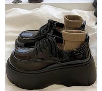 Chaussures Oxford vintage à lacets avec semelle épaisse pour femmes, nouveauté printemps 2024. Chaussures plates polyvalentes et décontractées, idéal comme cadeau de Noël CN35,CN36,CN37,CN38,CN39,CN40