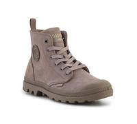 Chaussures PALLADIUM Pamp Hi Zip Nbk Gris - Femme - Cuir - Haute - Zip 37