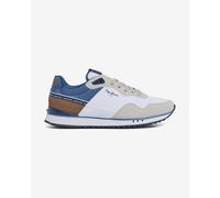 Chaussures Pepe Jeans London Seal blanc beige bleu - 45