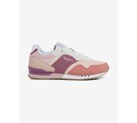 Chaussures Pepe Jeans London Urban rose lilas blanc crème femme - 36