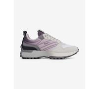 Chaussures Pepe Jeans Lucky Flag gris lilas blanc femme - 40