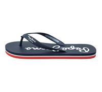 Tongs Pepe Jeans Beach Bay Basic bleu foncé rouge blanc - 42