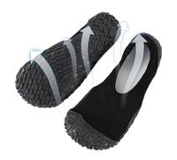 Chaussures Pieds Nus, Chaussures de Tapis de Course | Femmes de Fitness Chaussures | Baskets Chaussettes Légères de Seules Chaussures d'Intérieur Flexibles pour Femmes et Filles, Noir , 37 EU