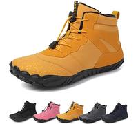 Chaussures pieds nus d'hiver, chaussures pieds nus d'extérieur pour hommes et femmes automne hiver, imperméables, chaussures pieds nus Barefoot Shoes (jaune, 40)