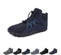 Chaussures pieds nus d'hiver, chaussures pieds nus pour homme et femme, automne et hiver, imperméables, chaussures pieds nus, Blue A., 37 EU