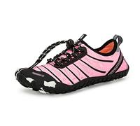Chaussures pieds nus minimalistes hommes femmes, boîte à orteils larges, semelle Zero Drop, chaussures de sports nautiques, chaussures pieds nus femmes minimalistes ( Color : Pink , Size : 40 EU )