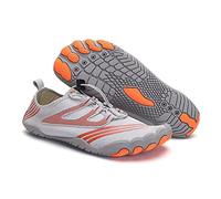 Chaussures pieds nus minimalistes unisexes, chaussures pieds nus à séchage rapide, chaussures d'eau légères et respirantes, yoga course à pied surf bateau natation ( Color : Gris , Size : 41 EU )