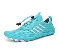 Chaussures pieds nus minimalistes unisexes, chaussures pieds nus élastiques respirantes à séchage rapide, chaussures de wading en plein air, pour le surf à la plage ( Color : Blue , Size : 39 EU )