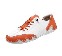 Chaussures pieds nus pour homme - Antidérapantes - Respirantes - Séchage rapide - Chaussures de course à pied - Chaussures de fitness avec semelle antidérapante et large zone d'orteils, Orange, 46 EU