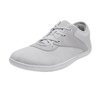 Chaussures pieds nus pour homme - Chaussures de sport larges - Respirantes - En maille - Légères - Couleur unie - Confortables, Gris 01., 37 EU