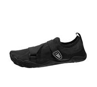 Chaussures pieds nus pour homme et femme - Chaussures de course larges - Unisexe - Semelles Zero-Drop - Respirantes - Chaussures de trail légères - Confortables - Antidérapantes, Noir , 44 EU