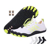 Chaussures plantées pour homme et femme - Chaussures de sol avec neuropathie en cuivre - Douces et confortables - Chaussures de randonnée, A34white, 43 EU
