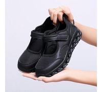 Chaussures plates à bride pour femmes, nouvelles chaussures de danse/infirmière/mère 2025 en maille et, légères et respirantes, avec semelle souple et bride à la cheville, confortables, pour le printe