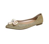 Chaussures Plates décontractées à Bout Pointu et à Motif Floral, à Enfiler, à Petit Talon, pour Femmes, Confortables pour la Marche et Le Travail. Énergie Douce pour Tes Courses