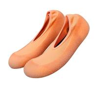 Chaussures Plates féminines légères pour Sport en intérieur avec Semelle absorbante et Flexible pour Saut Yoga Fitness (Orange, 37)