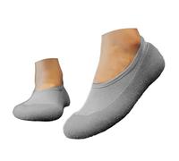 Chaussures Plates féminines légères pour Sport en intérieur avec Semelle absorbante et Flexible pour Saut Yoga Fitness (Grey, 41)