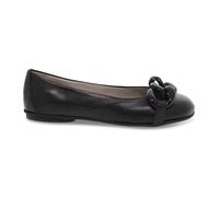 Chaussures plates - POESIE VENEZIANE - CJS42X N - Cuir noir - Femme - Talon 1 cm 38
