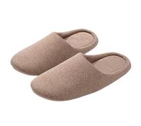 Chaussures Plates Pour Femmes - Chaussures Chauds Et Confortables Doux Pantoufles D'Intérieur Légère Casual Chaussons En Lin En Coton Fashion Chaussons Chauffants Hiver