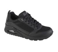 Chaussures plates SKECHERS Uno Inside Matters Noir pour femme - Dessus synthétique - Lacets 38