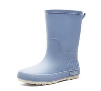Chaussures Pluie en Caoutchouc Unisexes Bottes imperméables antidérapantes Semi-compensées Compris la Semelle intérieure Fourrure Polaire Doublure pour Les Pieds Chauds et secs