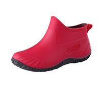Chaussures Pluie en Caoutchouc Unisexes Bottes Travail imperméables Enfiler sécurité de qualité Imperméabilité Totale Fourrure Polaire Doublure Idéales pour Festivals Jardin