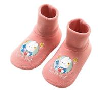 Chaussures pour bébé - Chaussures d'apprentissage - Pour fille et garçon - Tricot - Chaussures pour enfant - Antidérapantes - Sol doux - Chaussettes de sol en tricot - Chaussures de marche pour bébé
