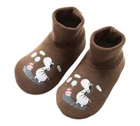 Chaussures pour bébé - Chaussures d'apprentissage - Pour fille et garçon - Tricot - Chaussures pour enfant - Antidérapantes - Sol doux - Chaussettes de sol en tricot - Chaussures de marche pour bébé