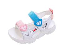 Chaussures pour bébé et enfant fille Bout Ouvert Antidérapant Sandales de danse Bling Diamant brillant Sport Semelles paisses avec perles claires oirée Mariage Noël Cocktail