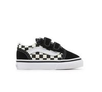 Chaussures pour Bébé et Petit enfant - Vans - Old Skool Primary Check V - Noir - Textile - Mixte 22
