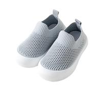 Chaussures pour bébé Fille garçon Tout-Petits d'eau Respirante Et Confortable Toile première Sneakers Plat Intérieur Extérieur Anniversaire