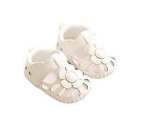Chaussures pour bébé fille - Respirantes - Couvre-chaussures souples - 0 à 18 mois - 29, beige, 21 EU 3X-Étroit