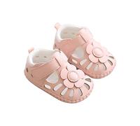 Chaussures pour bébé fille - Respirantes - Couvre-chaussures souples - 0 à 18 mois - 29, Rose, 21 EU 3X-Étroit